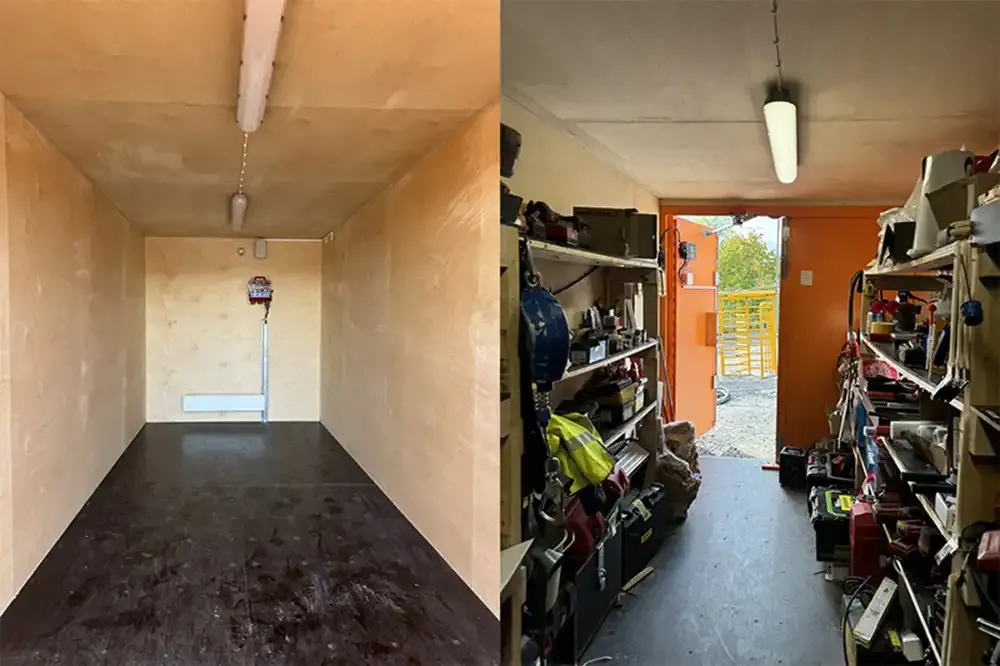Mobile Strongroom portes Chambre forte mobile l'intérieur