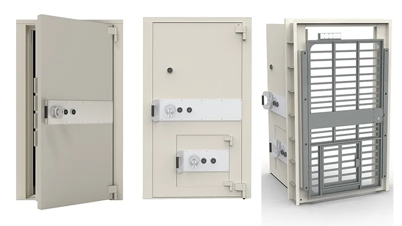 Portes fortes pour chambres fortes classe 5 selon EN1143-1